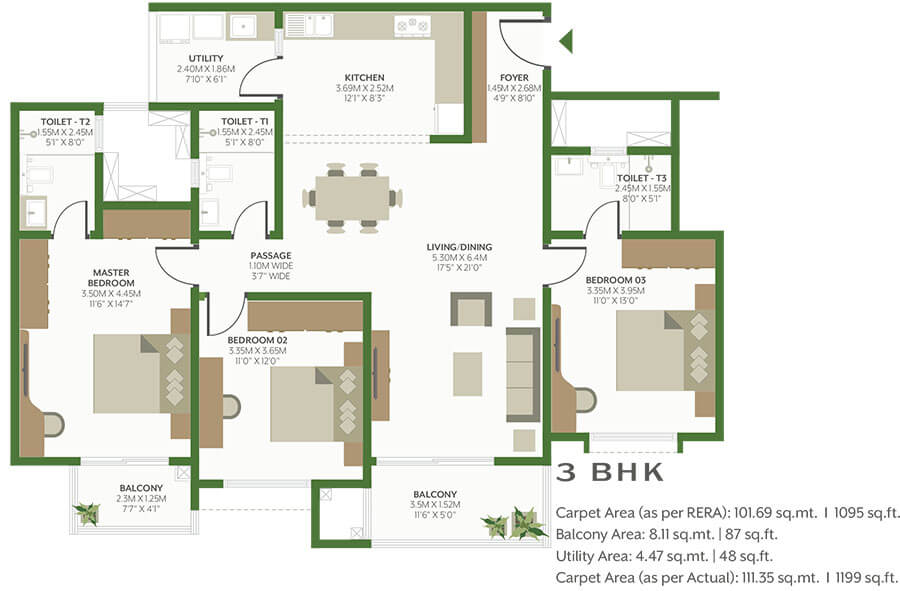 Alembic Cloud Forest — 3 BHK